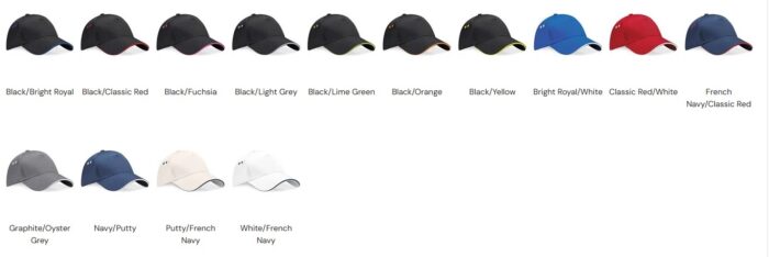 Beechfield Ultimate 5 Panel Cap with Sandwich Peak swatch